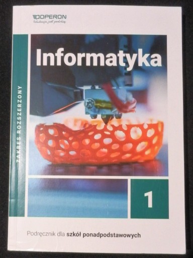 Zdjęcie oferty: "Informatyka 1" podręcznik dla szkół ponadpodst.