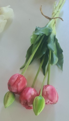 Zdjęcie oferty: Tulipany Gumowe  jak Prawdziwe bukiet 5szt.