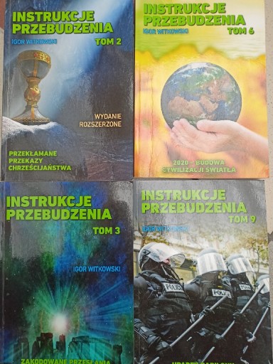 Zdjęcie oferty: Instrukcje Przebudzenia ,Igor Witkowski 9 tomów