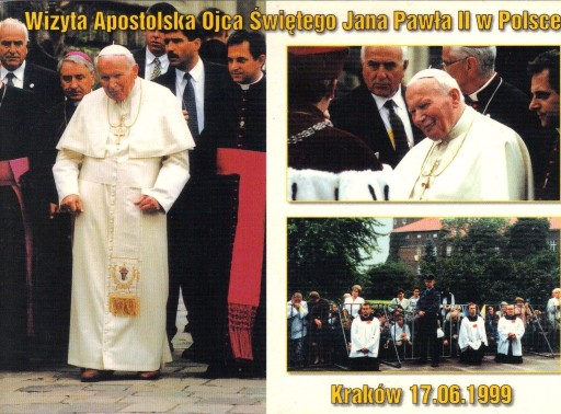 Zdjęcie oferty: Jan Paweł II - Papież JP II - Kraków 1999r