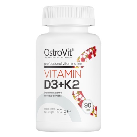 Zdjęcie oferty: OstroVit Witamina D3 + K2 90 tabletek