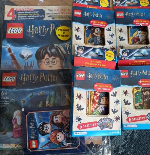 Zdjęcie oferty: Lego Harry Potter 4 ekoblistry naklejki Album