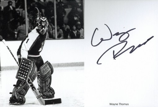 Zdjęcie oferty: Thomas Wayne mistrz NHL autograf