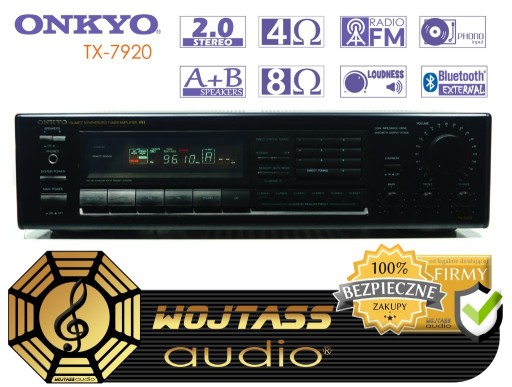 Zdjęcie oferty: Amplituner Stereo ONKYO TX-7920 Loudness Radio FM