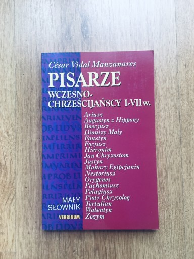 Zdjęcie oferty: Pisarze wczesnochrześcijańscy I-VII w. CESAR VIDAL MANZANARES