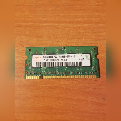 Zdjęcie oferty: HYNIX 1GB DDR2 PC2-5300S-555-12