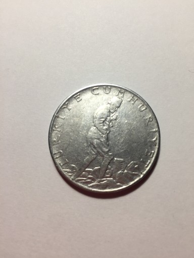 Zdjęcie oferty: 2,50 Lira Turcja 1960r,st.nierdz.śr.30mm,w.12g