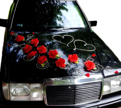 Zdjęcie oferty: Dekoracja auta Ozdoba samochodu Ślubnego Serca