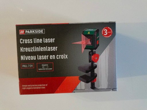 Zdjęcie oferty: NOWY laser krzyżowy PARKSIDE PKLL 7 E4, 