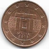 Zdjęcie oferty: MALTA 5 CENT 2013 ROK.