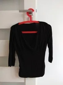 Zdjęcie oferty: Bluzka czarna rękaw 3/4 H&M