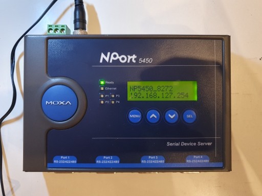Zdjęcie oferty: Serwer portów szeregowych Moxa NPort 5450 4x RS