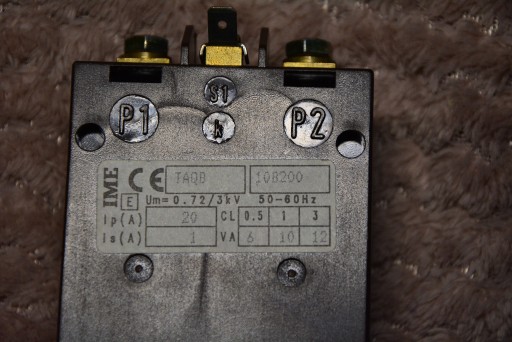 Zdjęcie oferty: Czujnik przekładnik prądowy TAQB 10B200 20A/1A 20A aA Klasa 0,5 IME