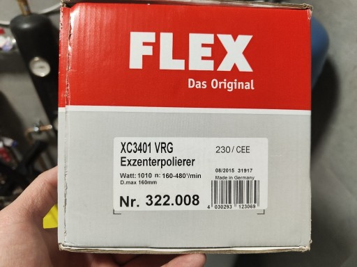 Zdjęcie oferty: FLEX Polerka mimośrodowa DA XC3401 VRG