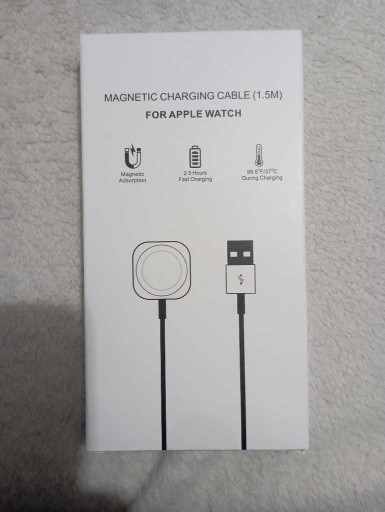 Zdjęcie oferty: Magnetyczny kabel ładujący do Apple Watch 1,5 m.