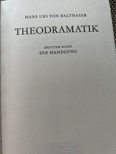 Zdjęcie oferty: Teodramatyka. Theodramatik t. 3