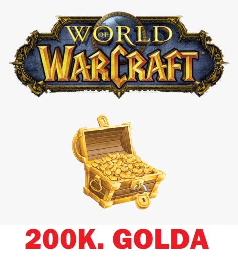 Zdjęcie oferty: WOW WORLD OF WARCRAFT 200K GOLDA SILVERMOON A/H