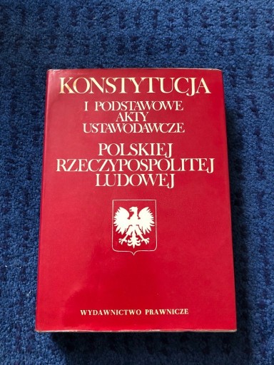 Zdjęcie oferty:  Konstytucja i podstawowe akty ustawodawcze PRL