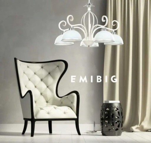 Zdjęcie oferty: Lampa EMIBIG wisząca WIVARA E27 840/3 WHITE biała
