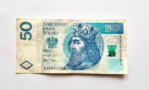 Zdjęcie oferty: Banknot 50zł ciekawy numer