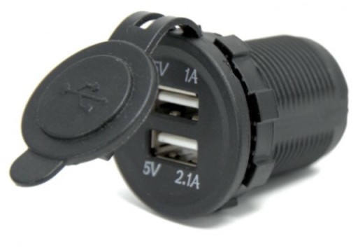 Zdjęcie oferty: Gniazdo usb ladowarka do zabudowy 2x USB 2A,1A 12V