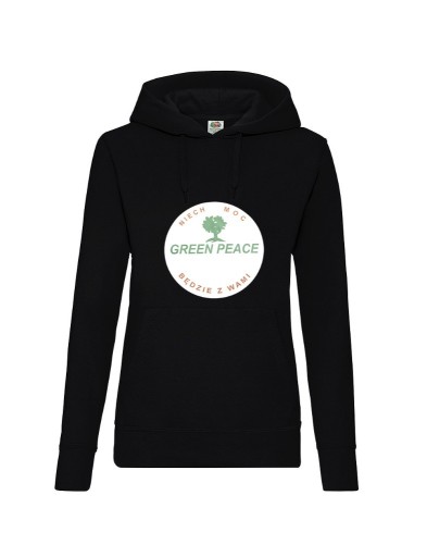 Zdjęcie oferty: bluza czarna z kapturen green peace 