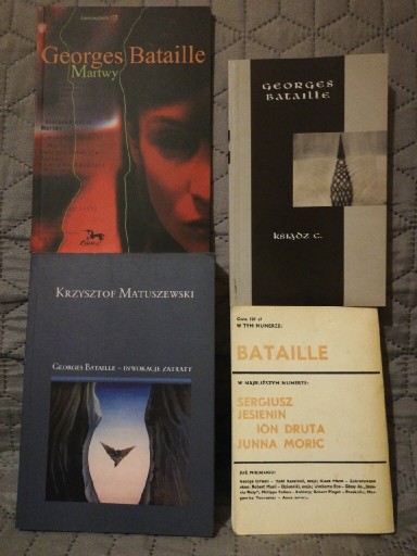 Zdjęcie oferty: Georges Bataille - zestaw 4 książek 