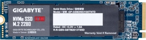 Zdjęcie oferty: Dysk SSD Gigabyte GP-GSM2NE3100TNTD 1000 GB PCIe M