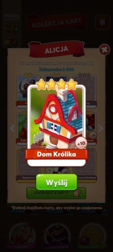 Zdjęcie oferty: Coin Master Dom Królika