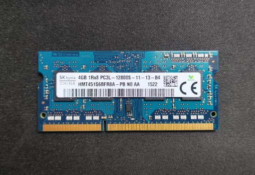 Zdjęcie oferty: Pamięć RAM Hynix DDR3L SODIMM 4GB 1600MHz