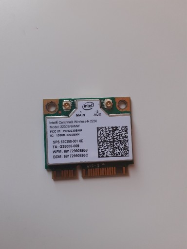 Zdjęcie oferty: Intel centrino Wireless-N 2230 model: 2230BNHMW