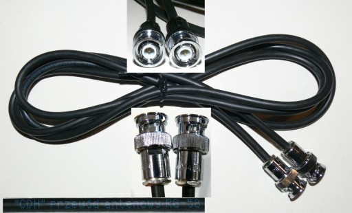 Zdjęcie oferty: KABEL RG58 WTYK - WTYK BNC 1m UNITRA