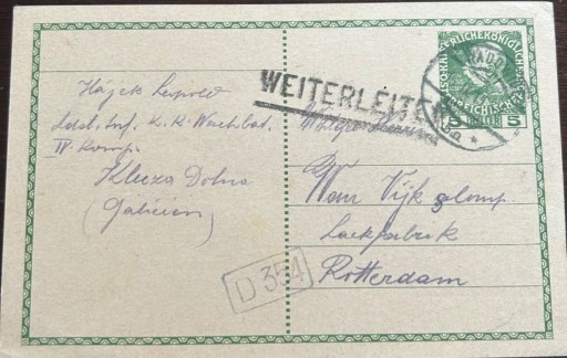 Zdjęcie oferty: 1915 Wadowice - Roterdam