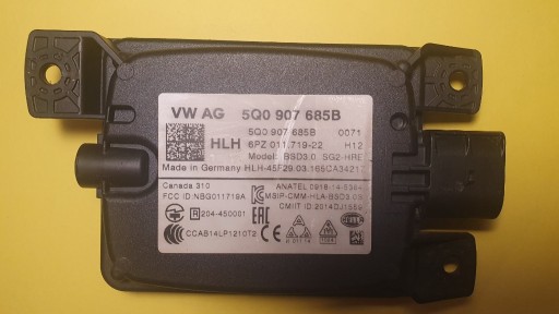 Zdjęcie oferty: Radar Asystent Pasa 5Q0907685B  AUDI SKODA VW