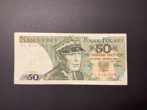 Zdjęcie oferty: 50 złotych zł Świerczewski seria HL 1988