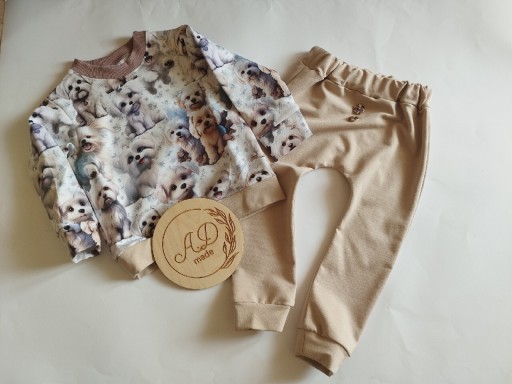 Zdjęcie oferty: Komplet bluza Baggy dres pieski psy Shihtzu 98