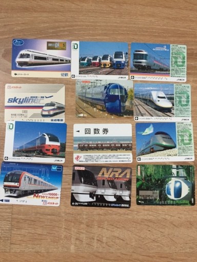 Zdjęcie oferty: Karty telefoniczne bilety Japonia Pociąg Tramwaj