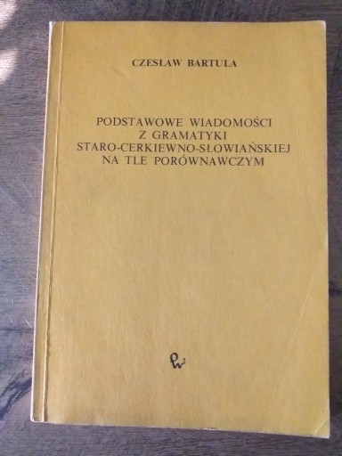 Zdjęcie oferty: Podst. wiad. z gram. staro-cerkiewno-słowiańskiej