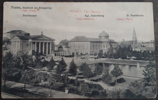 Zdjęcie oferty: Poznań Plac Teatralny 1920