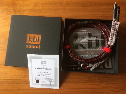 Zdjęcie oferty: Interkonekt KBL Sound Red Eye Ultimate 1,5 M