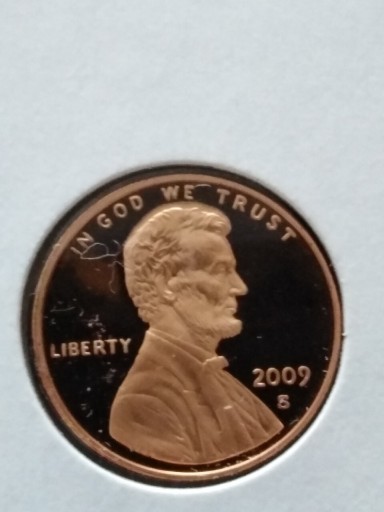 Zdjęcie oferty: Moneta 1 cent usa Lincoln 2009 S