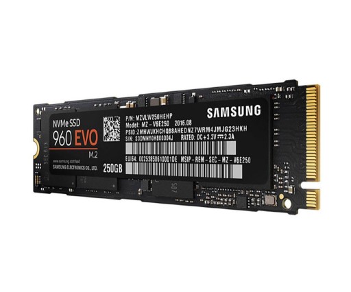 Zdjęcie oferty: Samsung 250GB 1,8'' Seria 960 EVO M.2 2280 NVMe