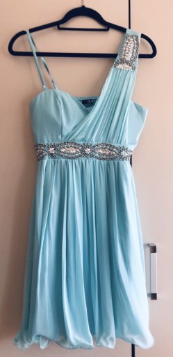 Zdjęcie oferty: Sukienka jasnoniebieska na wesele imprezę rozm 40