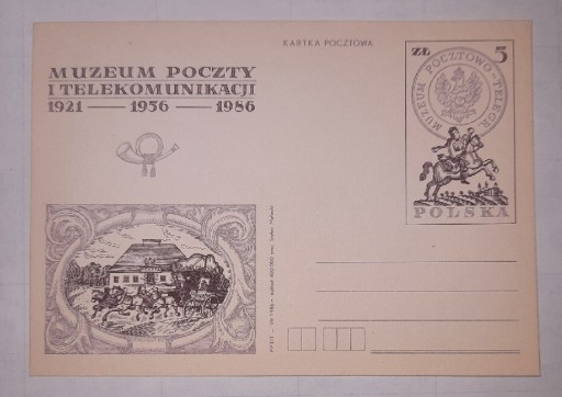 Zdjęcie oferty: Kartka pocztowa Cp935 60lat działalności muzeum