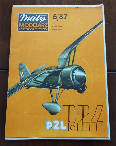 Zdjęcie oferty: Mały Modelarz 6/1987 samolot PZL P.24 G