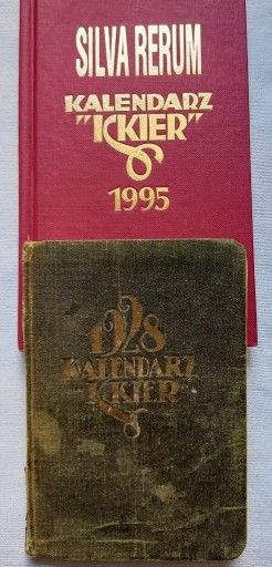 Zdjęcie oferty: KALENDARZ "ISKIER" 1928 + KALENDARZ 1995