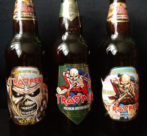 Zdjęcie oferty: IRON MAIDEN, 3 X BUTELKA LTD., ROK 2014, 17 i 18.