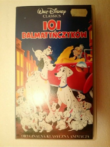 Zdjęcie oferty: Kaseta VHS 101 Dalmatyńczyków, bajka Disneya