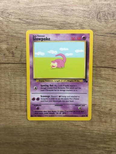 Zdjęcie oferty: Karta Pokemon Slowpoke Fossil 55/62