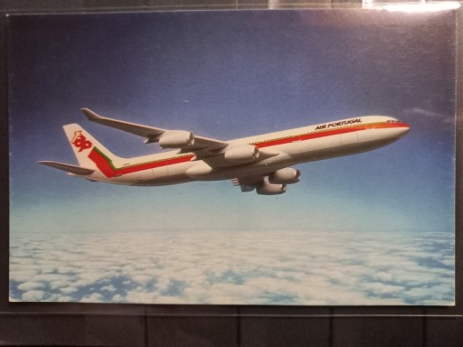 Zdjęcie oferty: Pocztówka TAP Air Portugal Airbus A340